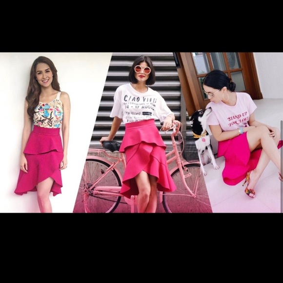 Zara hot pink skirt - Picture 5 of 9